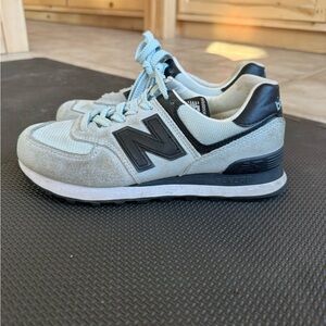 New Balance 574 Classic Blue Sneakers Womens
